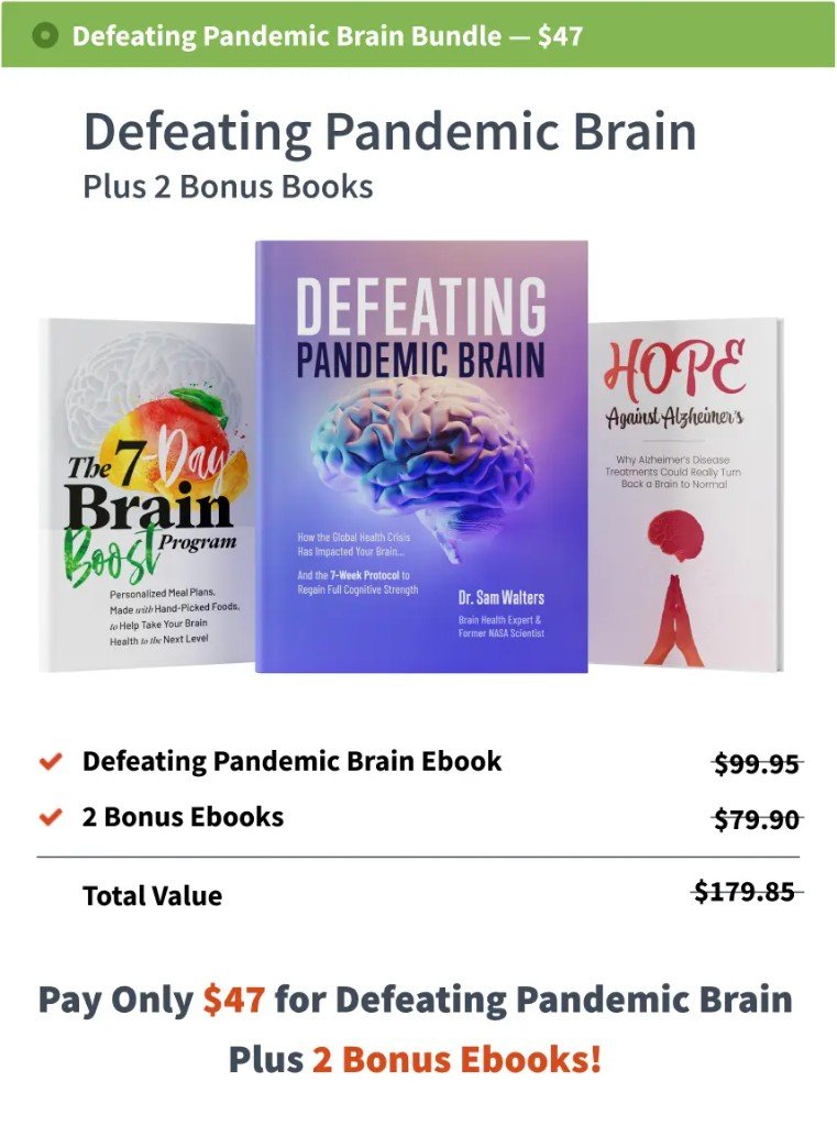 Defeating Pandemic Brain ebook bundle with bonus books