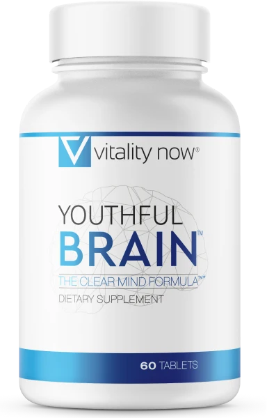 Youthful Brain dietary supplement bottle